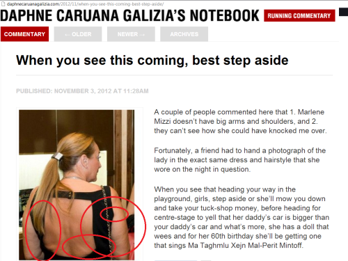 Daphne Caruana Galizia does photoshop